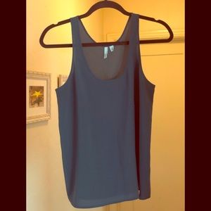 Dark Teal Nylon Frenchi Blouse